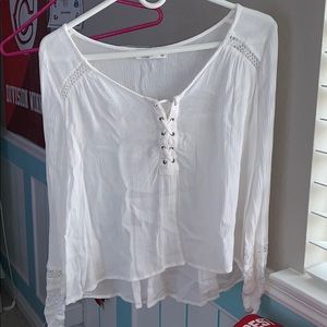 White long sleeve shirt